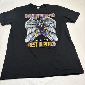 Kobe Bryant Gianna Mamba Forever T Shirt Black Men’s Large Cotton Quest